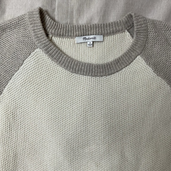 Madewell Province Cross-Back Pullover Sweater in Colorblock - Picture 5 of 8